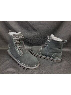 UGG Men's HARKLEY Pull-on 1016472M Black suede Boots Size 12 NEW NO BOX!